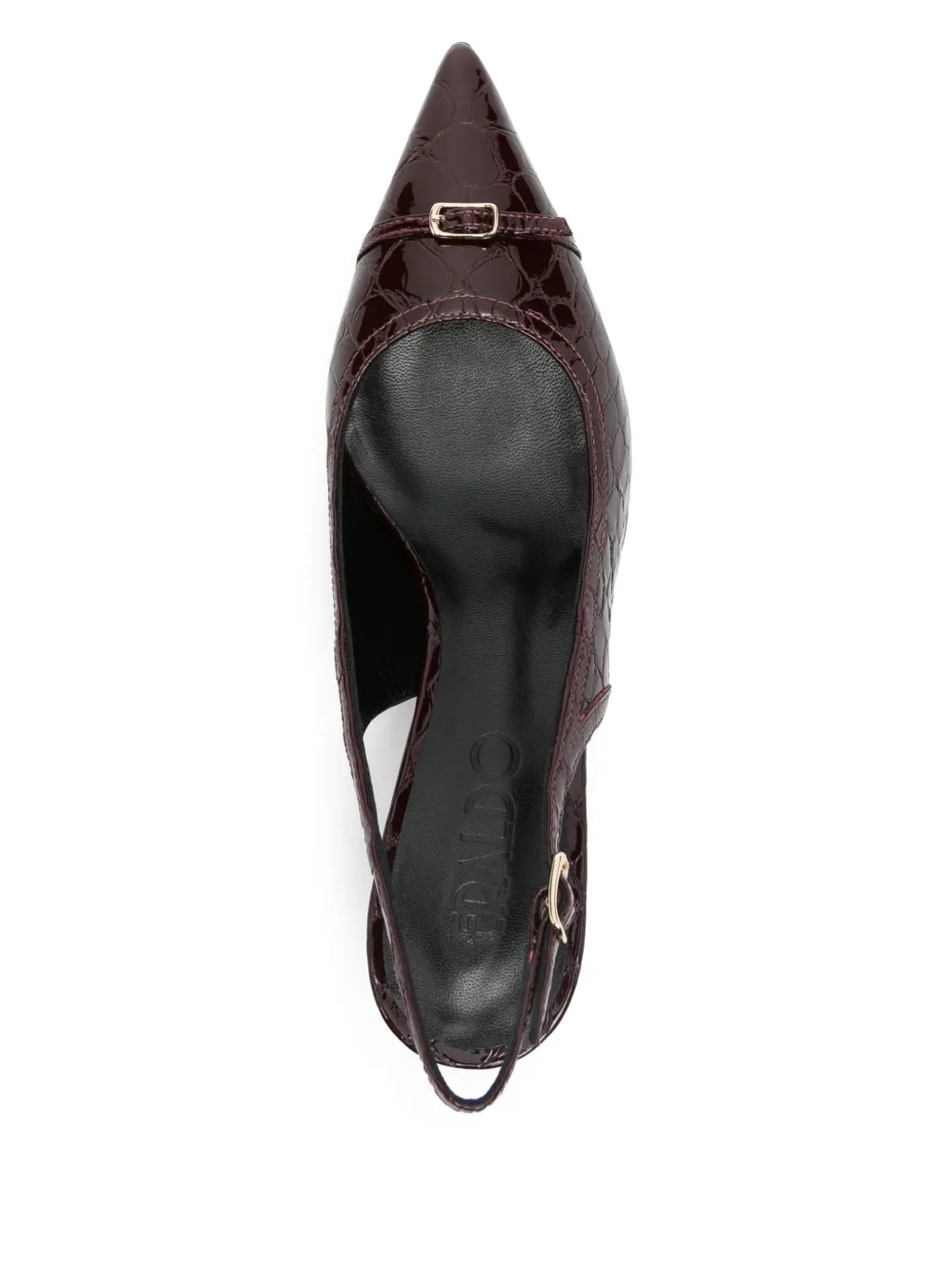ERALDO 50mm leather pumps Red