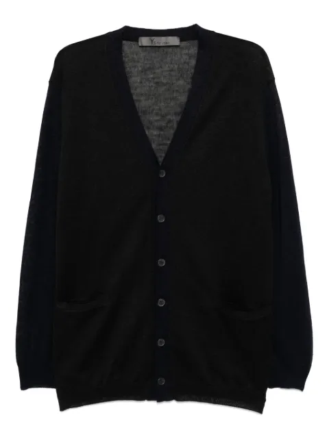 Y's 12g Knit Cardigan With Logo