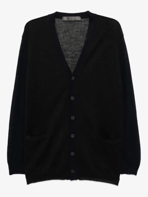 Y's 12g Knit Cardigan With Logo