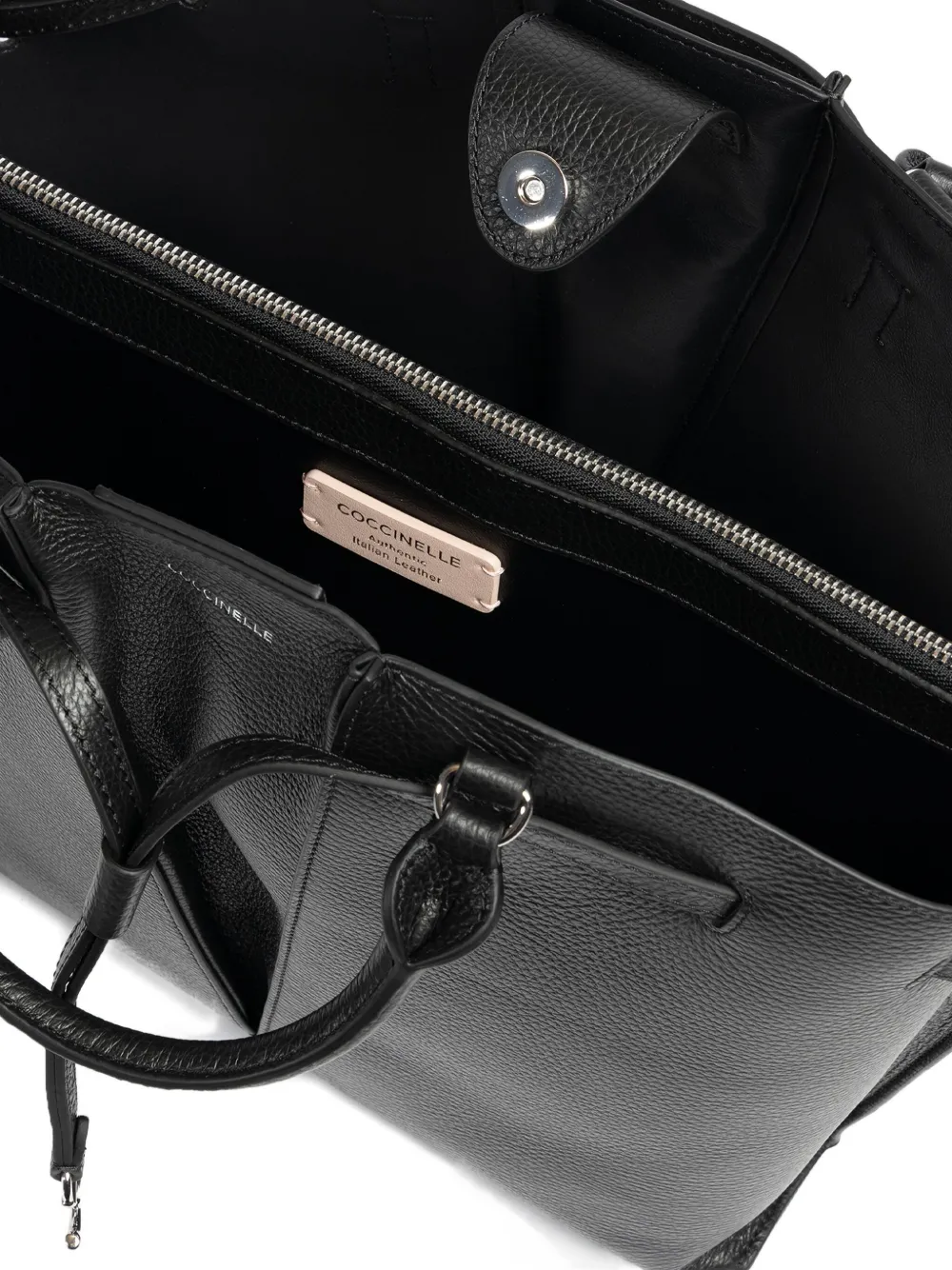 Shop Coccinelle Fold Detailed Tote Bag