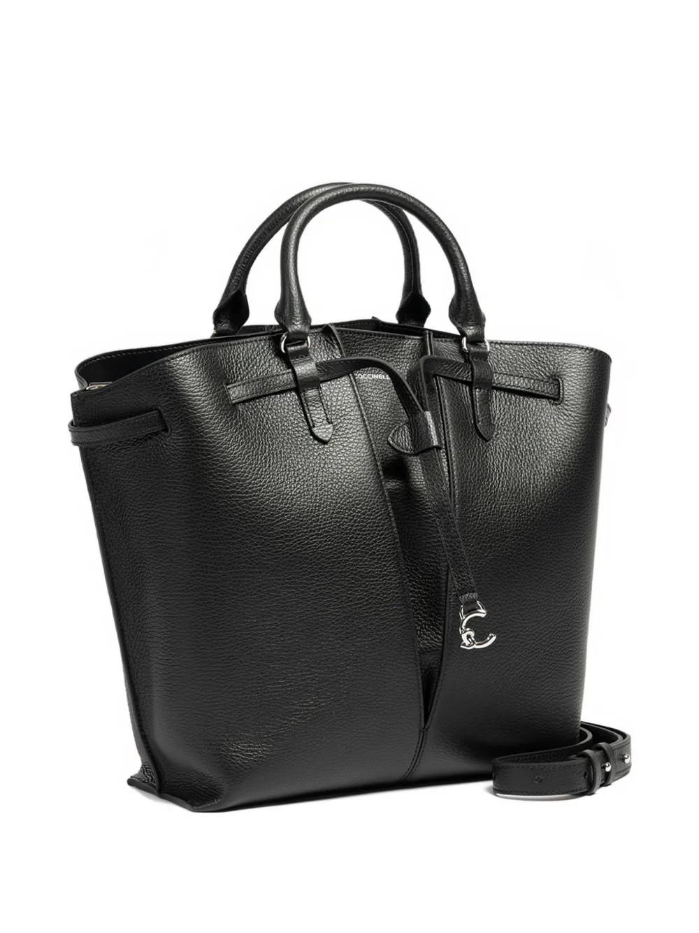 Coccinelle Shopper met omslag - Zwart
