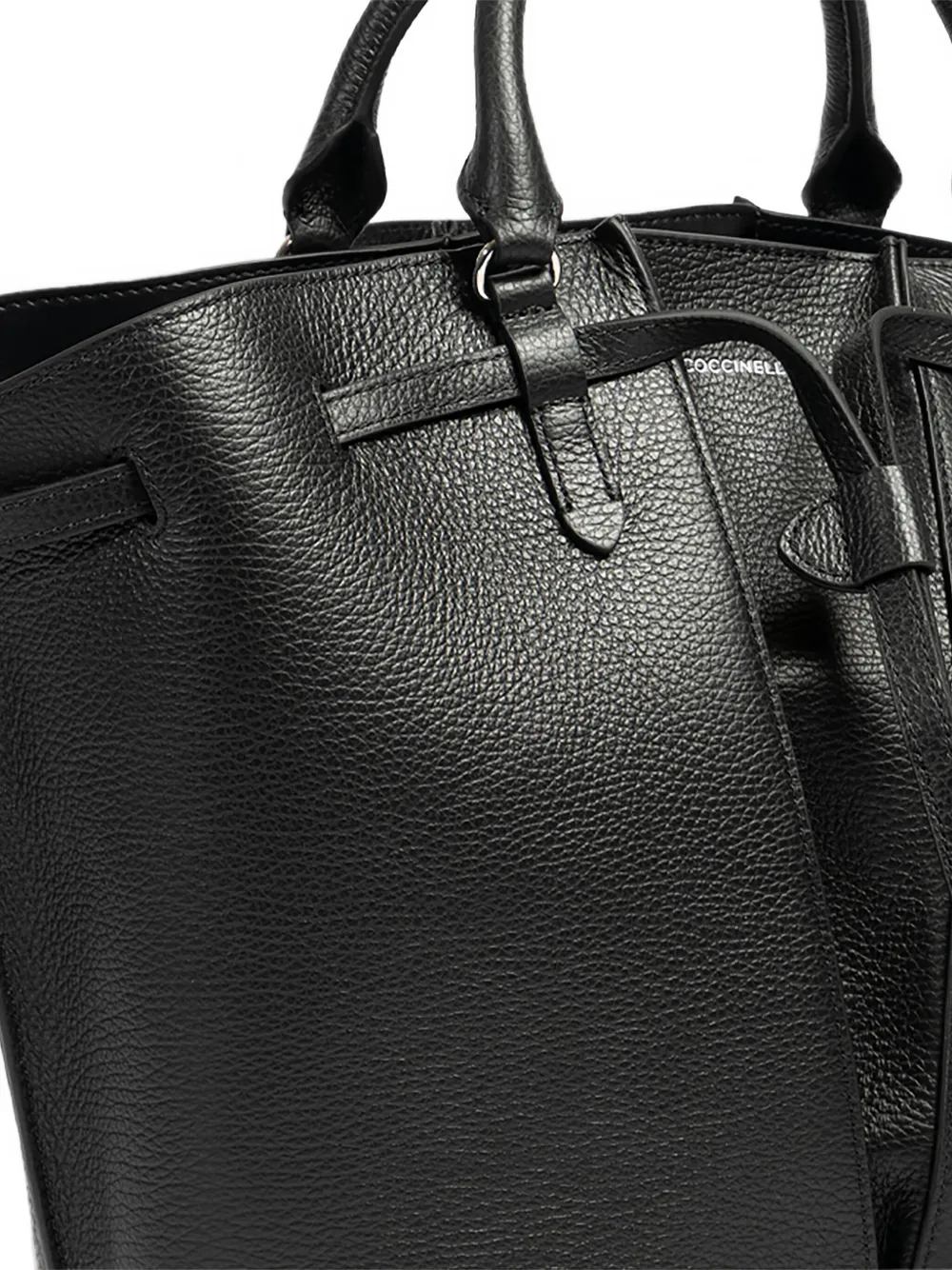 Shop Coccinelle Fold Detailed Tote Bag