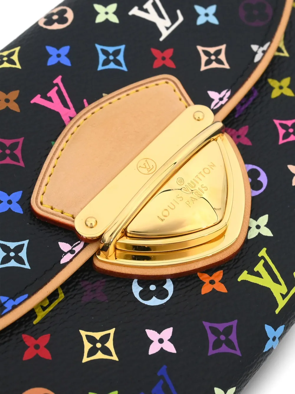 Pre-owned Louis Vuitton Monogram Canvas Clutch In Black