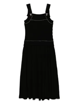 Black Comme Des Garçons ノースリーブ ドレス | ブラック | FARFETCH JP