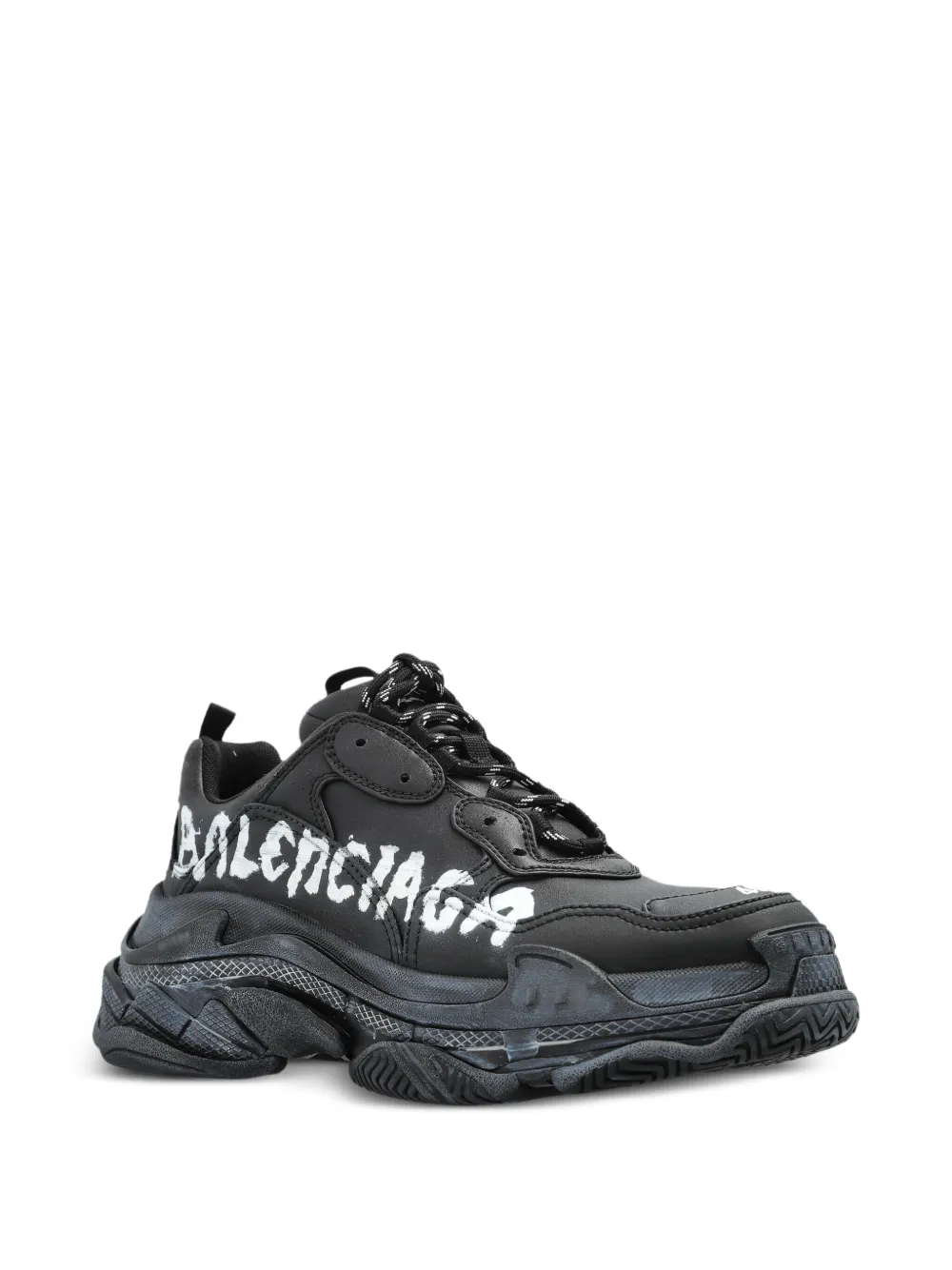Balenciaga Triple S sneakers met logoprint Zwart