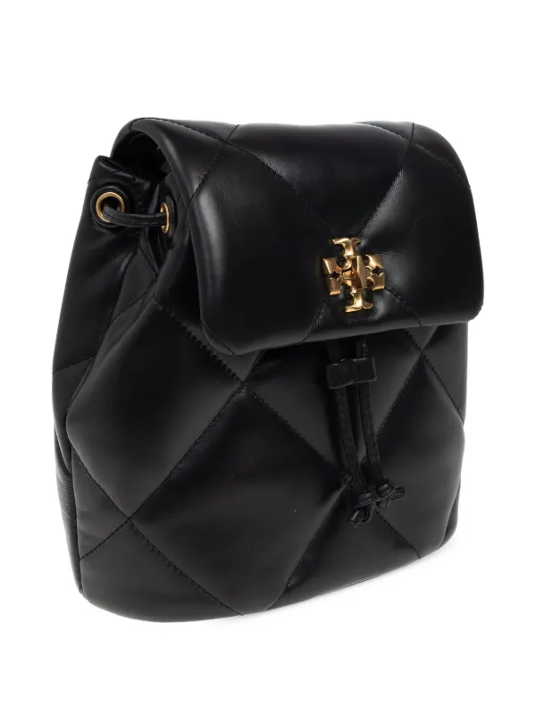 Tory Burch Mini Kira Diamond Quilt Backpack | Black | FARFETCH