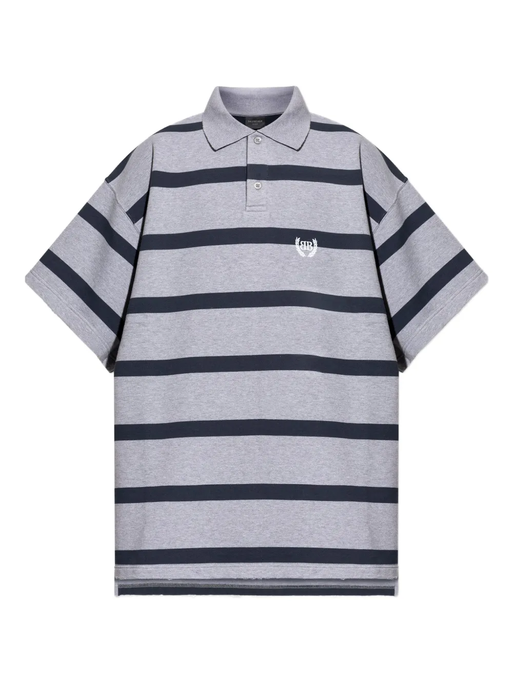 Balenciaga Polo con logo - Grigio