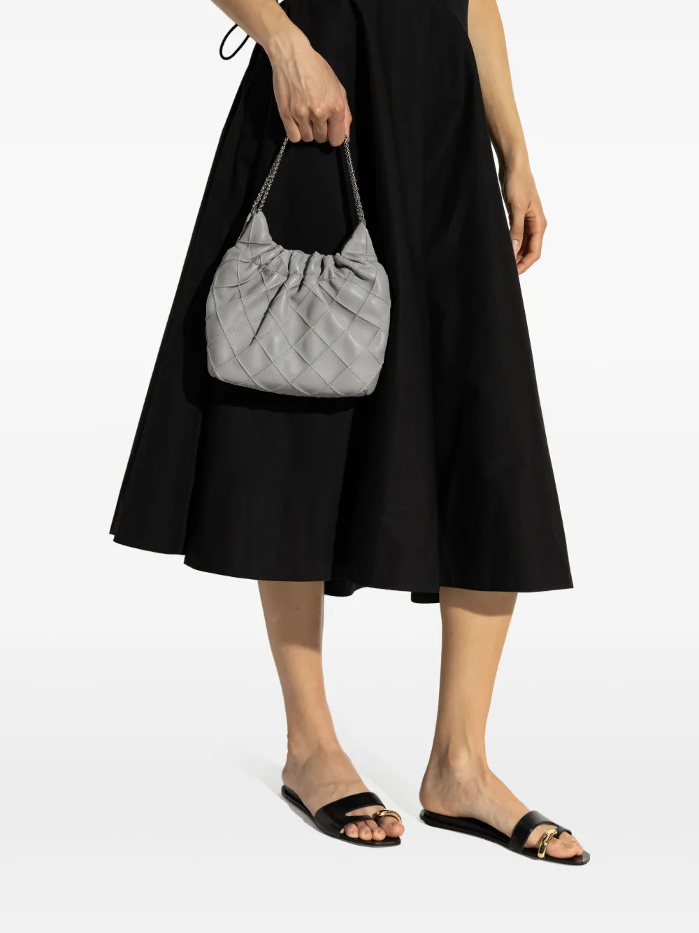 Tory Burch mini Fleming tote bag - Grijs