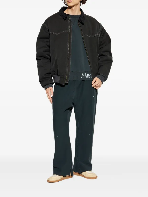 Maison Margiela ロゴ スウェットシャツ | ブルー | FARFETCH JP