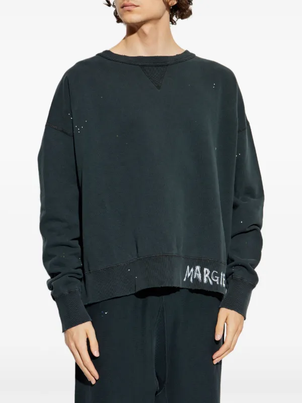 Maison Margiela ロゴ スウェットシャツ | ブルー | FARFETCH JP