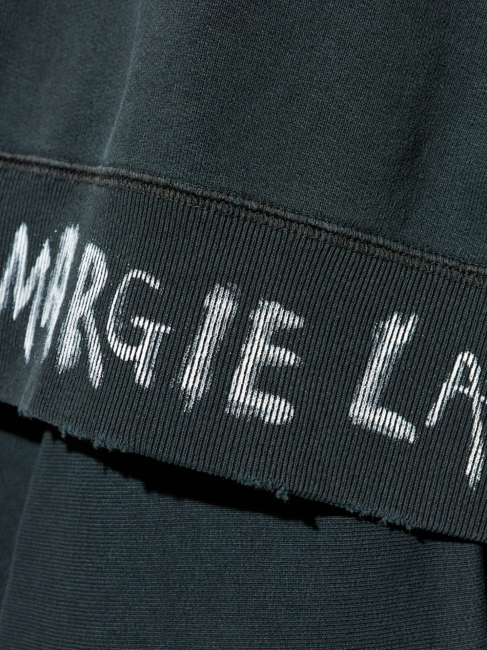 Maison Margiela Sweater met logoprint Blauw