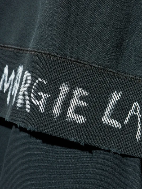 Maison Margiela ロゴ スウェットシャツ | ブルー | FARFETCH JP