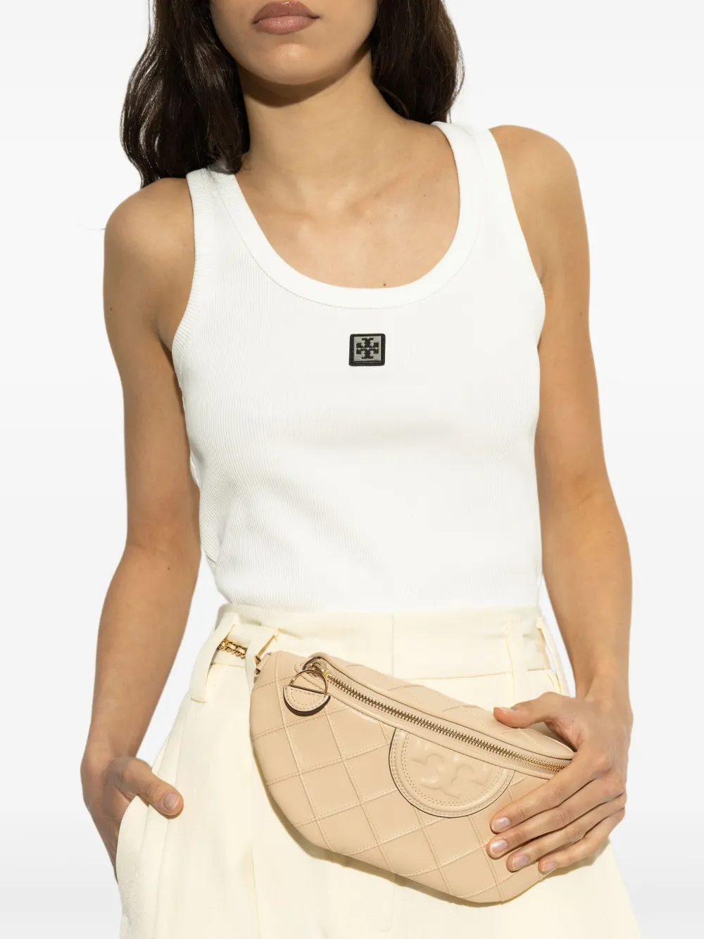 Tory Burch Gewatteerde kleine buidel - Geel