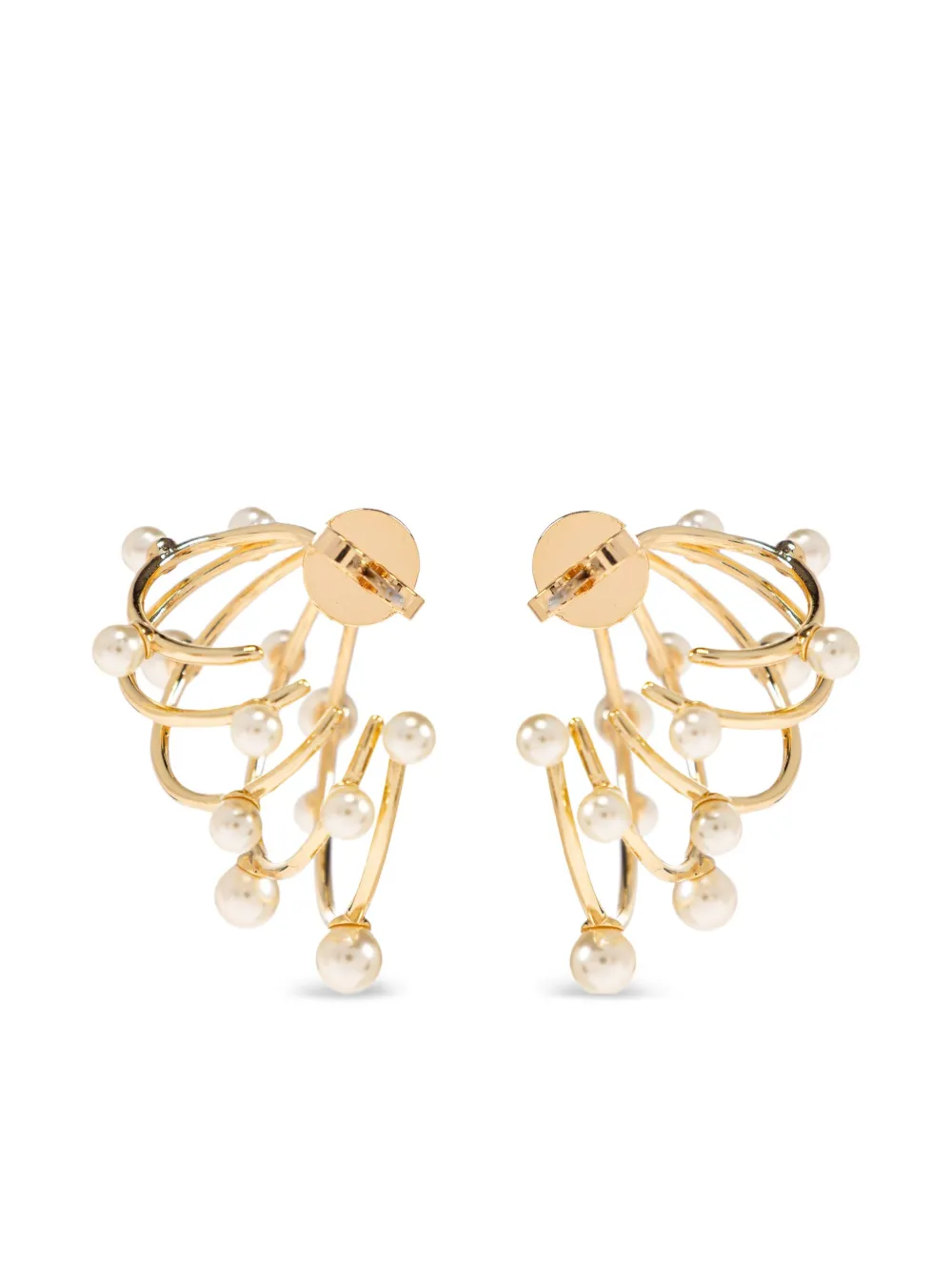 Tory Burch faux-pearl-embellished earrings - Goud