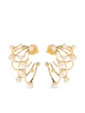 Tory Burch faux-pearl-embellished earrings - Gold