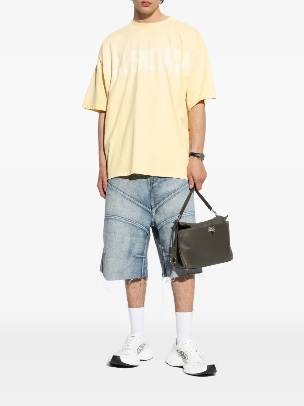 Balenciaga Denim shorts Blauw