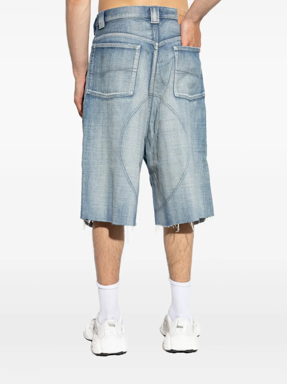 Balenciaga Denim shorts Blauw