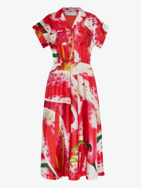 Tory Burch Midikleid mit grafischem Print