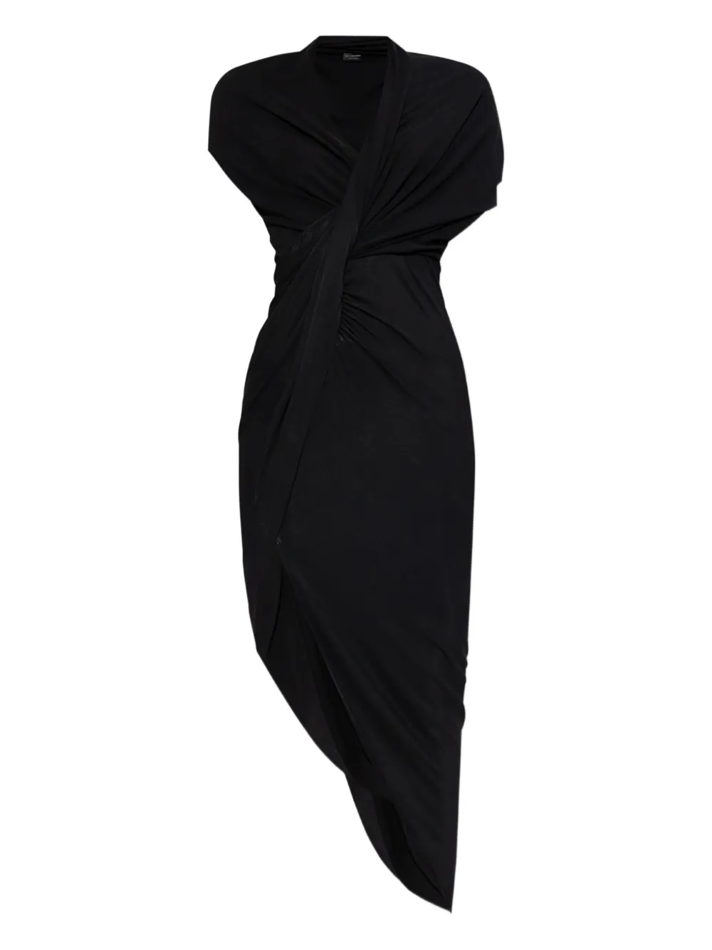 Balenciaga Abito drappeggiato - Nero