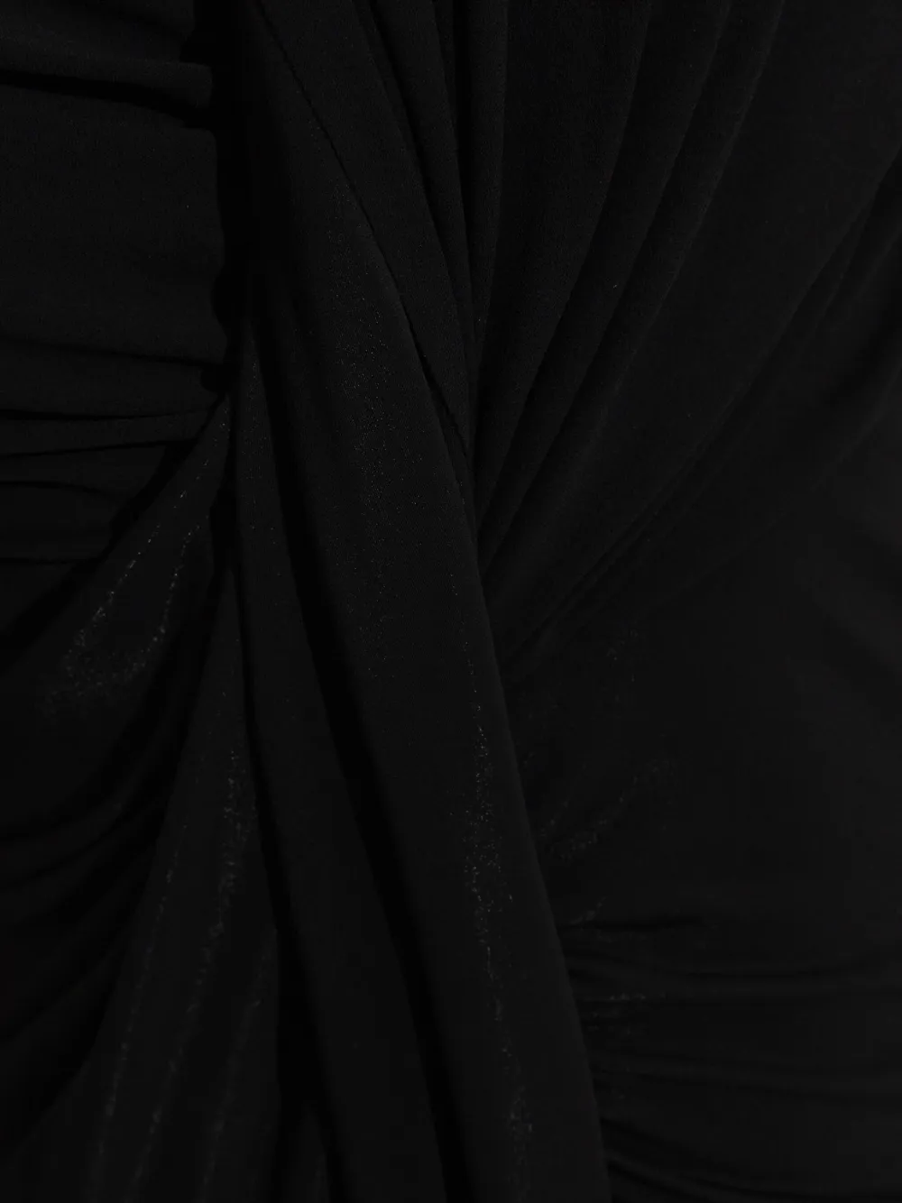 Balenciaga Gedrapeerde jurk Zwart