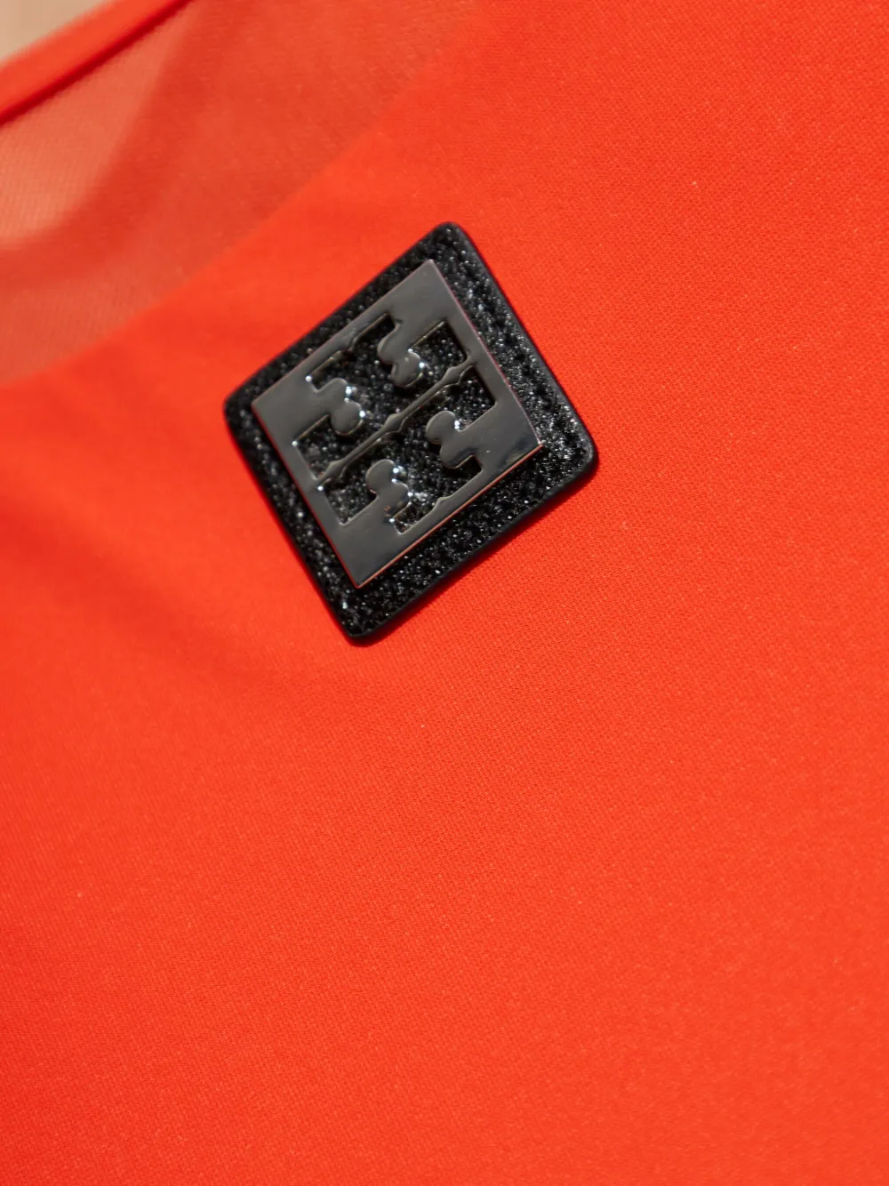 Tory Burch Badpak met logo Rood