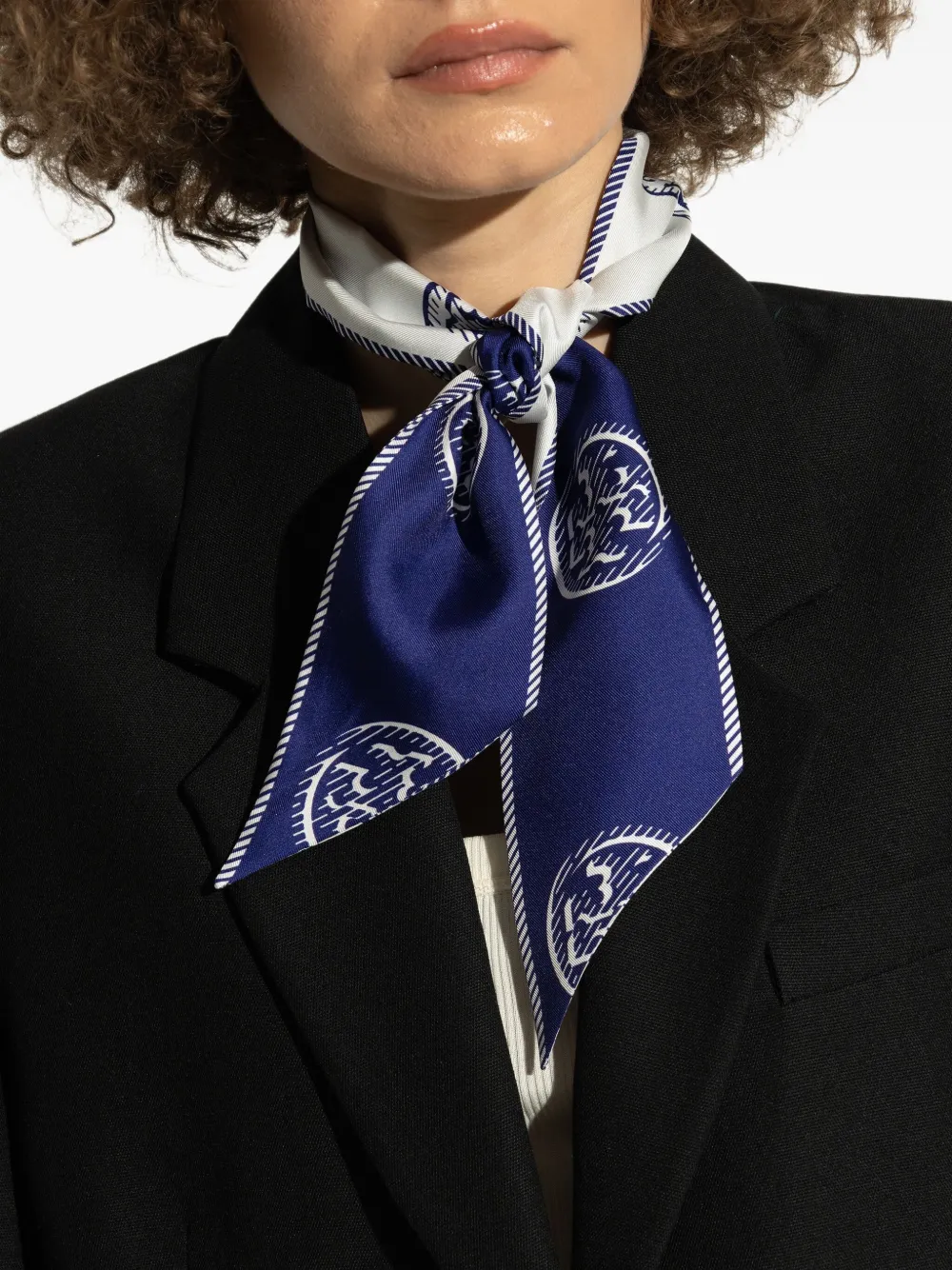 Tory Burch Sjaal met print Blauw