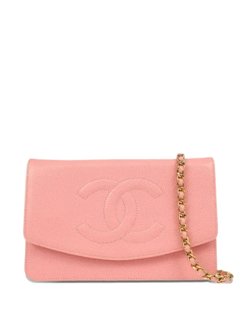 CHANEL Pre-Owned bolsa de hombro con efecto caviar 2005