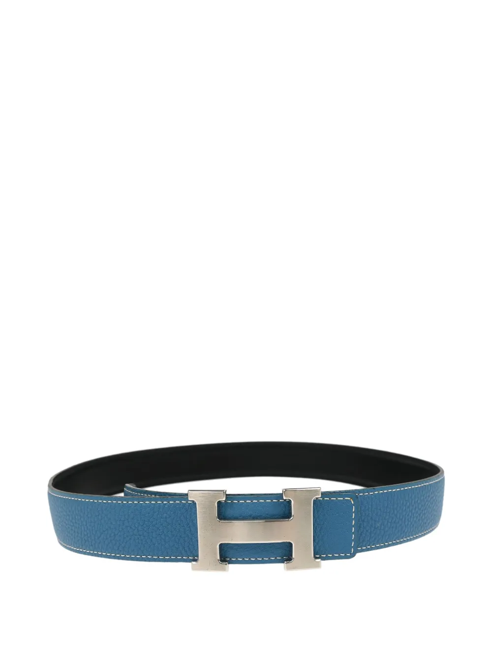 Hermès Pre-Owned cinturón reversible Taurillon Clemence 2004 | azul | Image 1