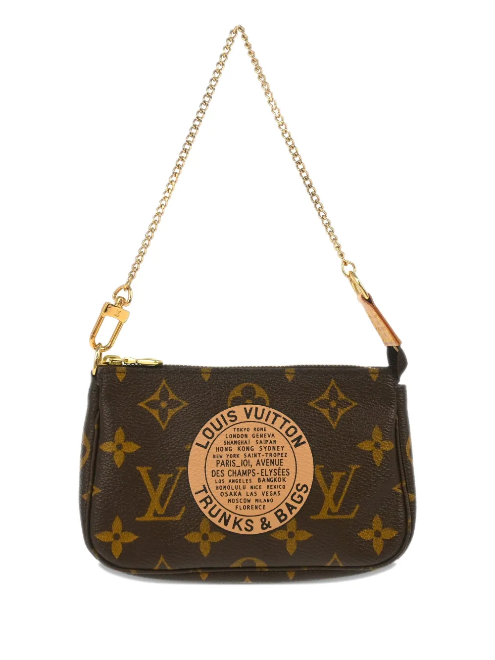 Louis Vuitton Pre-Owned 2007 mini Pochette Accessoires shoulder bag | Brown | Image 1