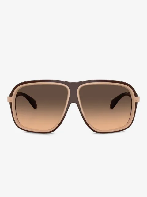 Moncler Eyewear two-tone pilot-frame sunglasses