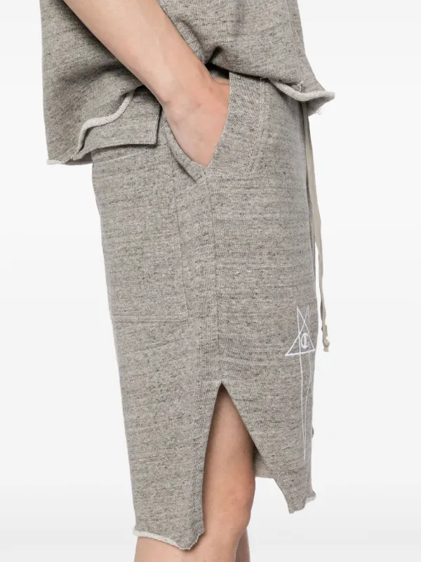 Rick Owens X Champion Beveled Pods Shorts | Grey | FARFETCH