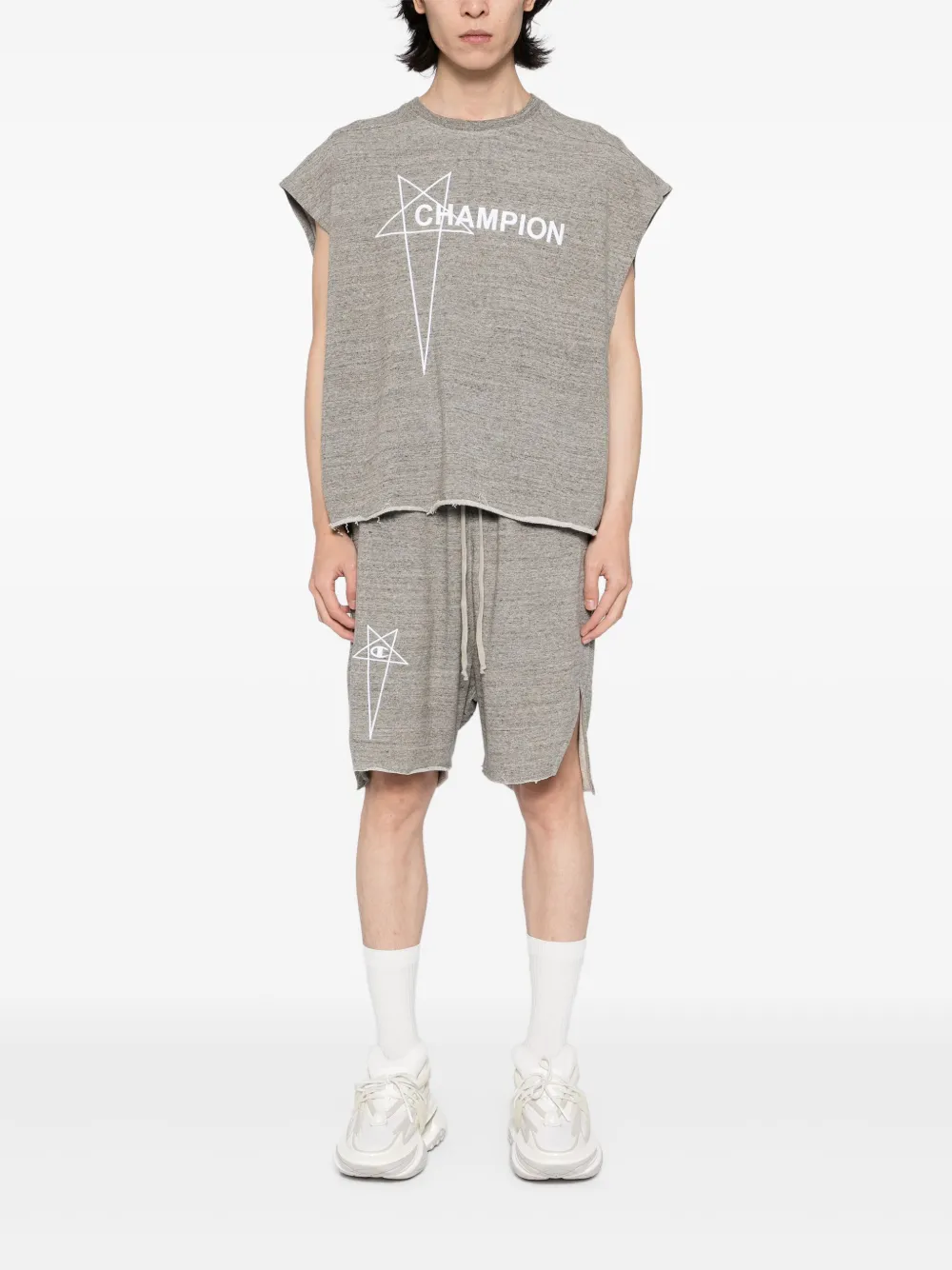 Rick Owens Beveled pods shorts | Track & Running Shorts | Image 2