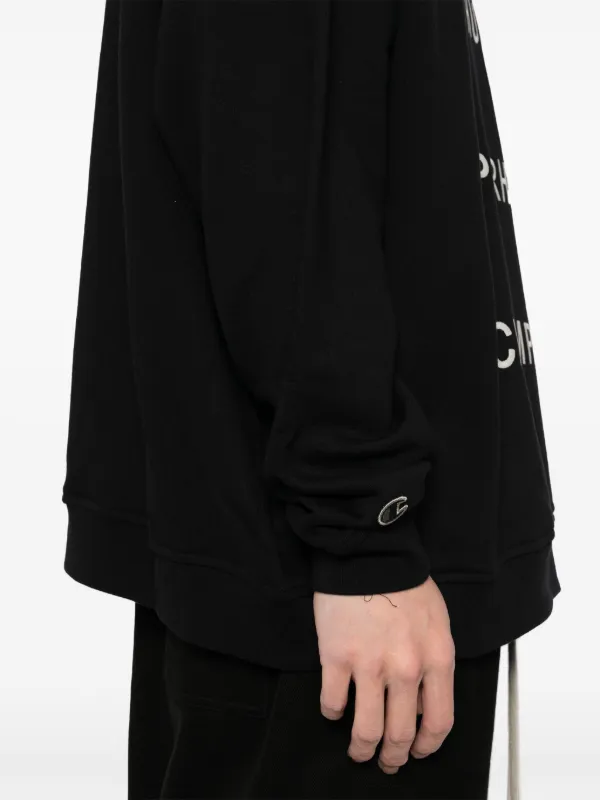 Rick Owens X Champion Jumso スウェットシャツ | ブラック | FARFETCH JP