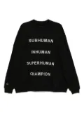 Rick Owens X Champion Jumbo sweatshirt - Black