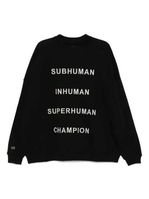 Rick Owens X Champion sudadera Jumbo