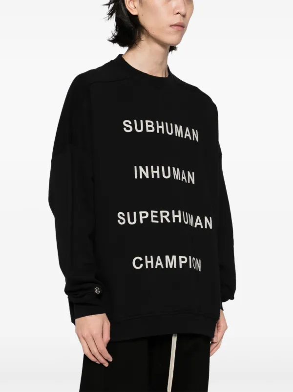 Rick Owens X Champion Jumso スウェットシャツ | ブラック | FARFETCH JP