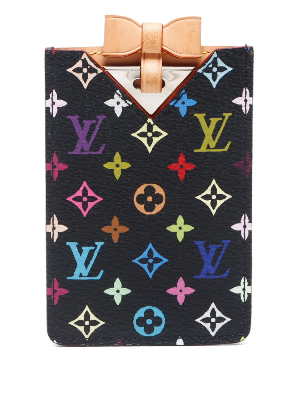 Louis Vuitton Pre-Owned x Takashi Murakami 2004 Multicolore Mirror and Case | Black | Image 1