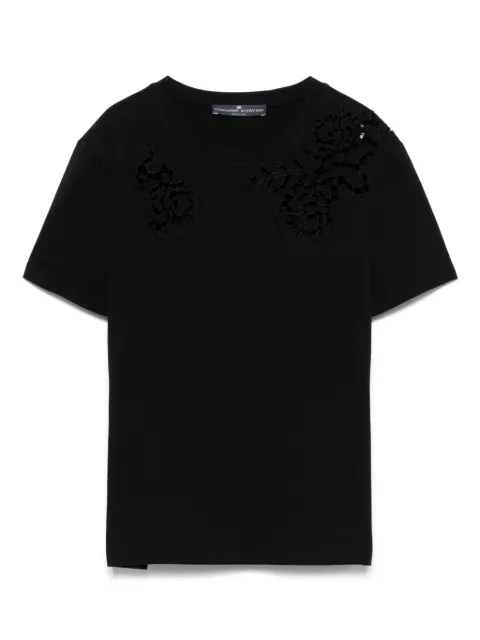 Ermanno Scervino guipure lace-detail T-shirt