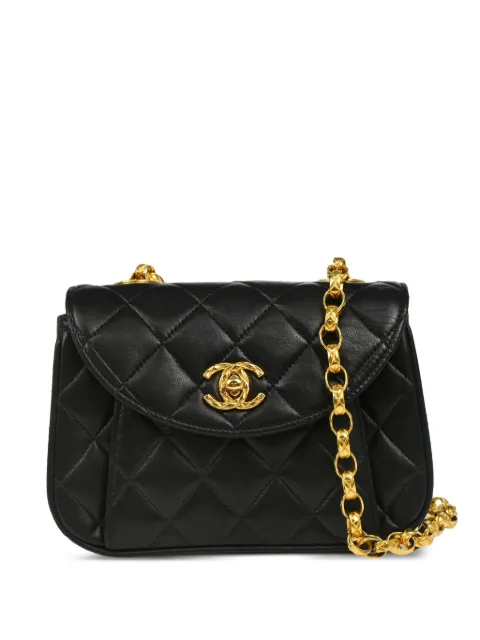 CHANEL Pre-Owned شنطة صغيرة مبطنة بنقش المعين 1992