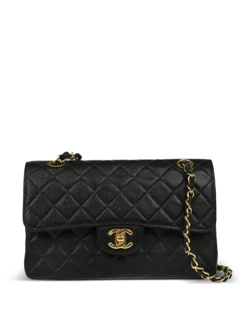 CHANEL Pre-Owned 2002 small Double Flap shoulder bag