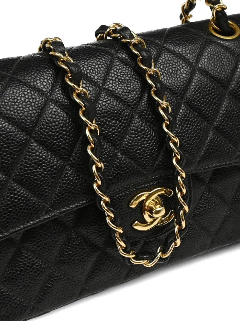 Pre-owned Chanel 2002 Small Double Flap Shoulder Bag