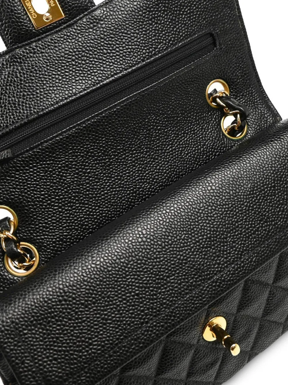 Pre-owned Chanel 2002 Small Double Flap Shoulder Bag