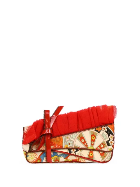 Christian Dior Pre-Owned bolsa de mano saddle bordada 2001
