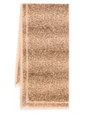 ZIMMERMANN leopard-print cotton pareo - Brown