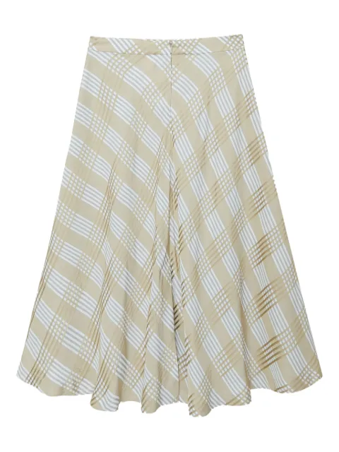 IMMI 双色格纹半身裙