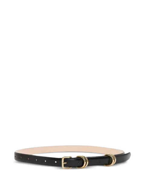 Déhanche buckled leather belt