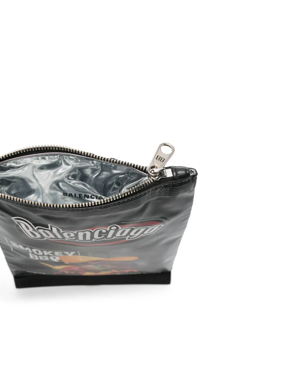 Balenciaga Leren clutch Zwart