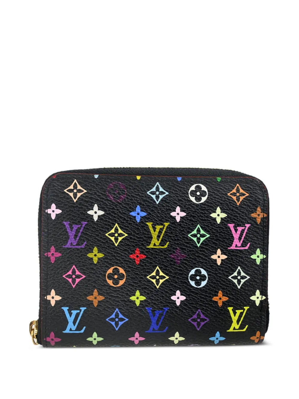 Louis Vuitton Pre-Owned monogram print compact wallet | Black | Image 1