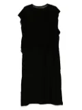 Y's layered tulle dress - Black