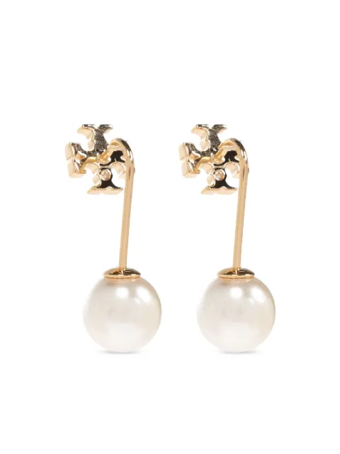 Tory Burch Pearl Front-Back Ohrringe